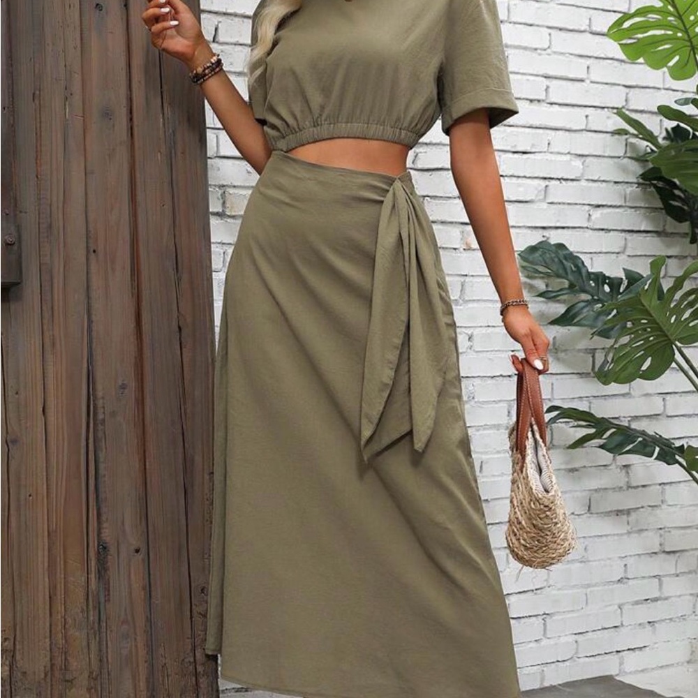 Olive Green Women's dress
